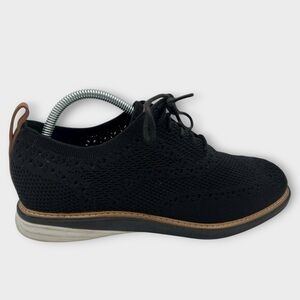 Cole Haan Grandevolution Stitchlite Oxford‎ C32152 Black Flyknit Mens 8 NICE!!